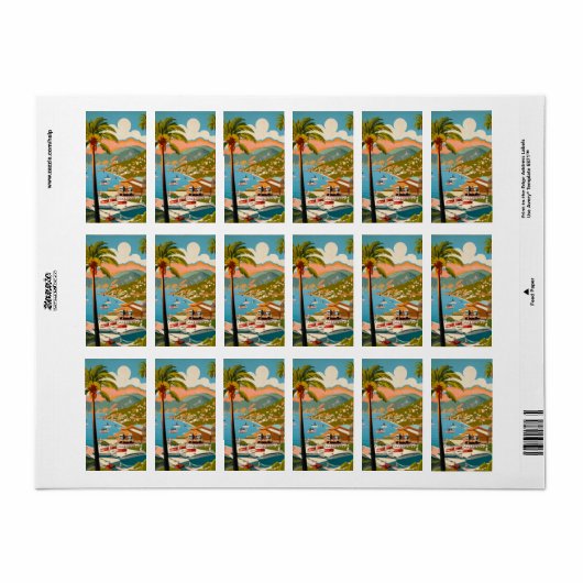 Katalina Adressaufkleber (Vorne)