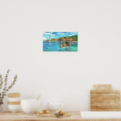 Katalina auf einer griechischen Insel Poster (Küche)