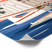 Katalina Insel Kalifornien Poster (Ecke)