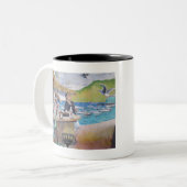 KATALINA-INSEL ZWEIFARBIGE TASSE (Vorderseite Links)