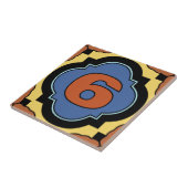 Katalina Island Number Address Tile 6 Fliese (Seite)