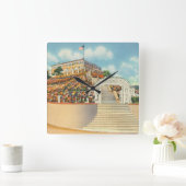 Katalina Quadratische Wanduhr (Zuhause)