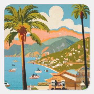 Katalina Quadratischer Aufkleber