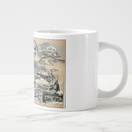 Katalina - Vintag Jumbo-Tasse (Rechts)