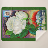 Katalogbild der 1890er Jahre White Rose Sherpadecke (Vorderseite (Horizontal))