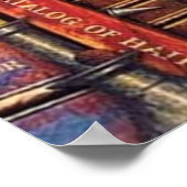 Katalogkatzen in der virtuellen Bibliothek Poster (Ecke)