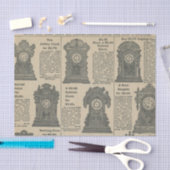 Katalogseite für alte modische Uhren Seidenpapier (Handwerk)