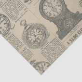 Katalogseite für alte modische Uhren Seidenpapier (Ausschnitt)