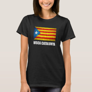 Katalonien Catalunya katalanische Flagge T-Shirt