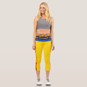 Katalonien Flag & Katalan - La Senyera fashion /Es Capri Leggings (Vorderseite)