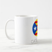 Katalonien-Flagge-Kaffeetasse Kaffeetasse (Links)