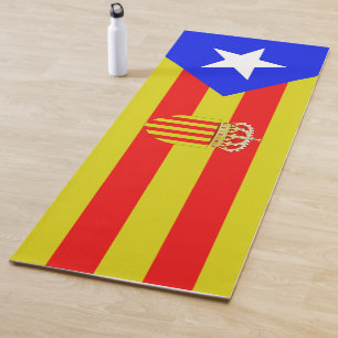 Katalonien-Flagge Yogamatte