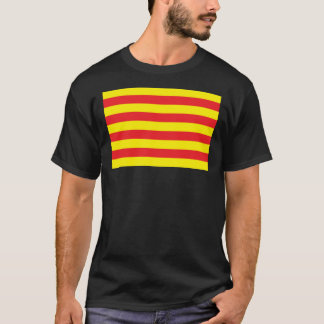Katalonien-Flaggen-T - Shirt