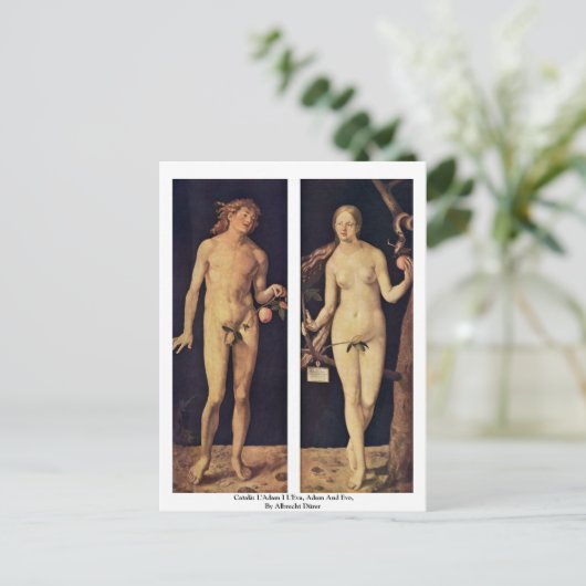 Katalonien: L'Adam I L'Eva, Adam und Eve Postkarte (Stehend Vorderseite)