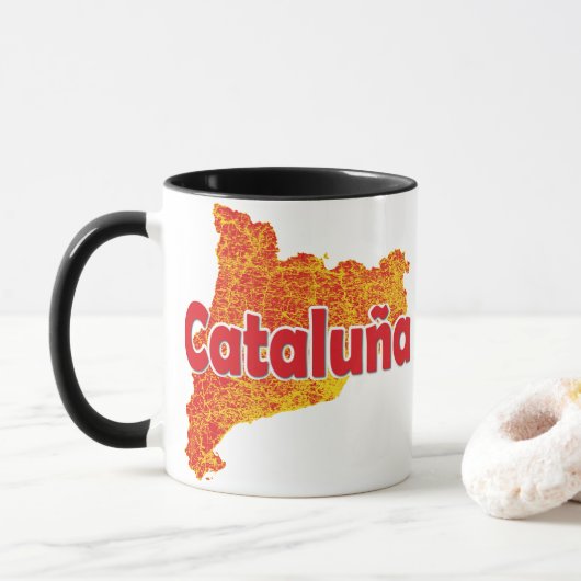 Katalonien Tasse (Mit Donut)