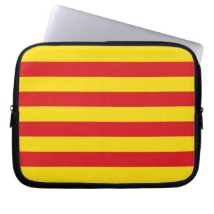 Katalonienflagge Laptopschutzhülle