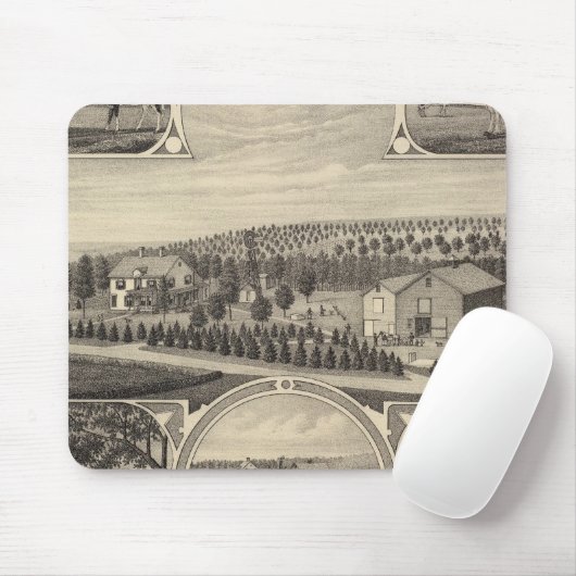 Katalpa, Nebraska Mousepad (Mit Mouse)