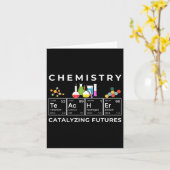 Katalyst Lehrer für Chemie regelmäßig Karte (Gelbe Blume)