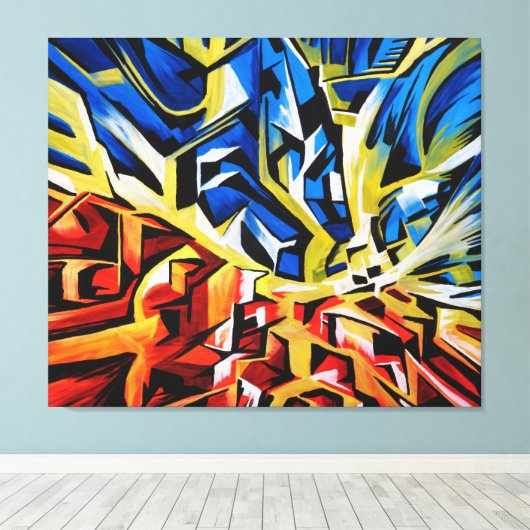 Katalyst Leinwanddruck (Insitu (Holzboden))