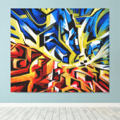 Katalyst Leinwanddruck (Insitu (Holzboden))