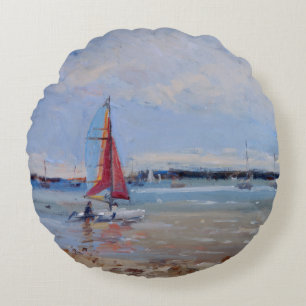 Katamaran Bretagne Rundes Kissen