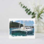 Katamaran Postkarte (Stehend Vorderseite)
