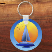 Katamaran Sailing Schlüsselanhänger (Vorderseite)