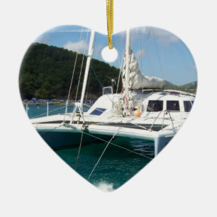 Katamaran-Verzierungen Keramik Ornament