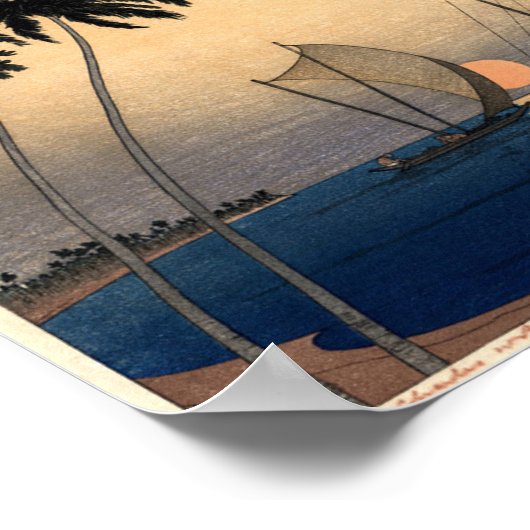 Katamarane in der Dämmerung Poster (Ecke)