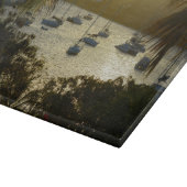Katamarane und Segelboote Schneidebrett (Ecke)