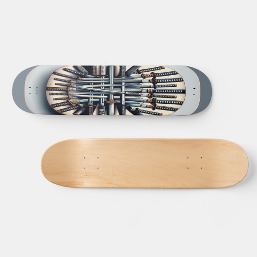 Katana Artistry Skateboard (Horizontal)