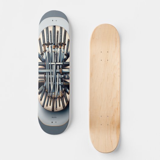 Katana Artistry Skateboard (Vorderseite)
