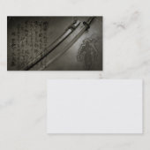 Katana Business Card Visitenkarte (Vorne/Hinten)