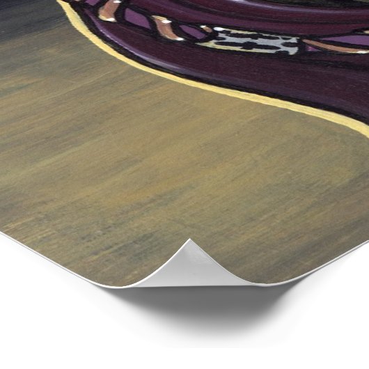 Katana Gothic Dragon Goddess Poster (Ecke)