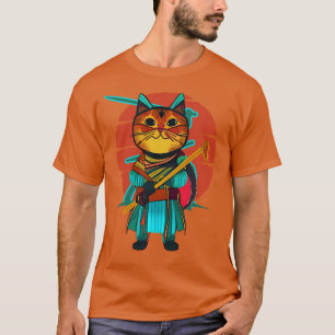 Katana-Katze T-Shirt