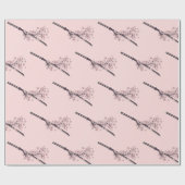 Katana mit Sakura-Zweig Geschenkpapier (Flach)