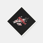 Katana Sword Japan Ninja Japanisch Art Samurai Ges Serviette (Ecke)