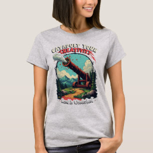 Katapultieren Sie Ihre Kreativität quirky Inspirat T-Shirt