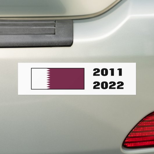 Katar 2011 & 2022 autoaufkleber (Auf Auto)