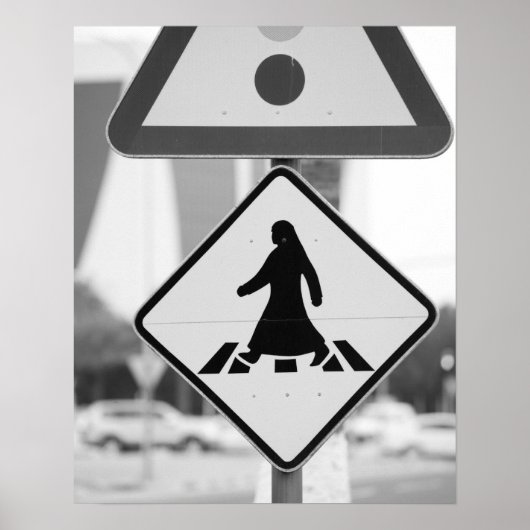 Katar, Ad Dawhah, Doha. arabische Fußgängerzone Poster (Vorne)