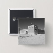 Katar, Al Zubarah. Al-Zubara Fort (geb. 1938) Button (Vorne & Hinten)