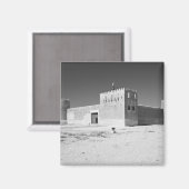 Katar, Al Zubarah. Al-Zubara Fort (geb.1938) Magnet (Vorderseite/Rückseite)