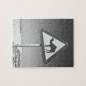 Katar, Al Zubarah. Camel Crossing Road Puzzle (Horizontal)