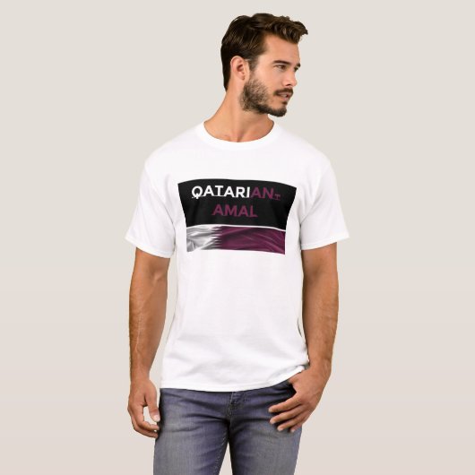 Katar-Amal-Männer T-Shirt (Vorne ganz)