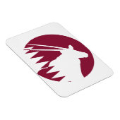 Katar Arabian oryx Qatari Nationale Tierflagge Magnet (Rechte Seite)