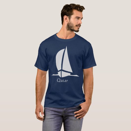 Katar - Boot T-Shirt (Vorne ganz)