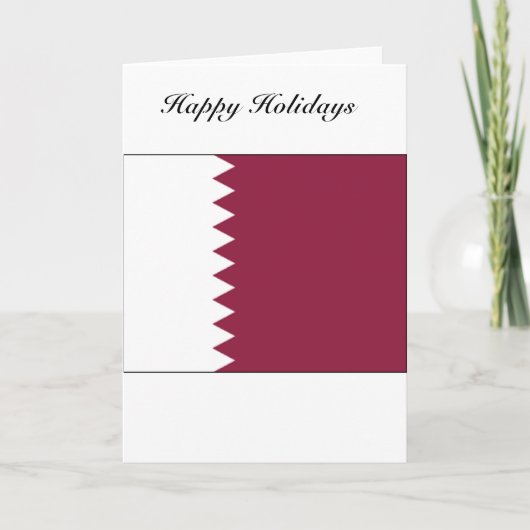 Katar Feiertagskarte (Vorderseite)