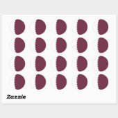 Katar Fisheye Flag Sticker (Blatt)