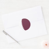 Katar Fisheye Flag Sticker (Umschlag)