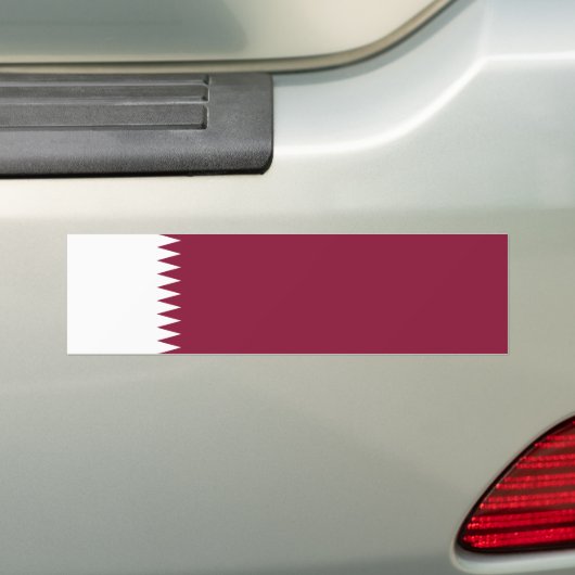 Katar-Flag Autoaufkleber (Auf Auto)